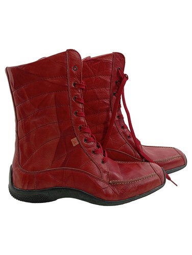 Pratik bottines femme rouge - bottines,
