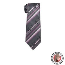 Cravate neuve PEANUTS Snoopy PND48161 grise marque SNOOPY cadeau cravate