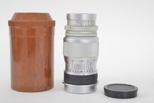 LEICA ELMAR 90mm F4  vis 39 chrome dans son étui d origine