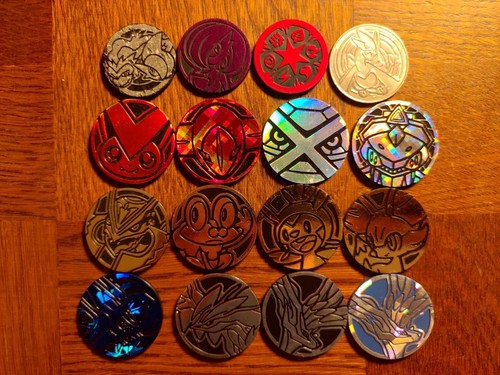 Lot jetons pokémon - 16,