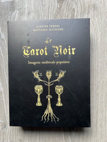 Coffret tarot noir - le,