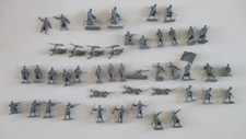années 70 AIRFIX 1/72 HO-OO 45 Soldats Français (poilus) Guerre 14/18, WW1