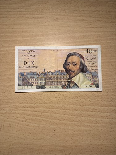 Billet 10 nouveaux - 10,