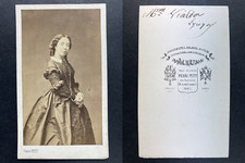 Pierre Petit, Paris, Pauline Viardot Vintage cdv albumen print.Pauline Garcia,