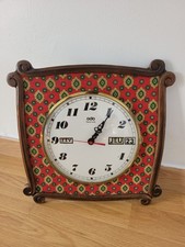 Vintage horloge dateur murale ODO electronic