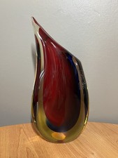 Vase en verre Murano Sommerso