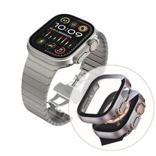 Inox Bracelet Pour Apple Watch Ultra 49mm Se 11 10 9 Protection ✅ 44 45 46mm