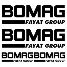 BOMAG FAYATGROUP autocollant