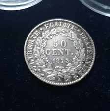RARE! 50 Centimes CÉRÈS