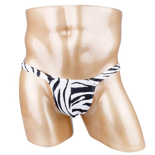 Slip string zébre sexy homme - zébre,