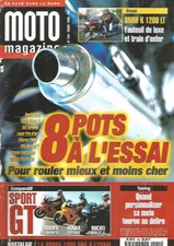 MOTO MAGAZINE N°155 BMW K 1200 LT / 8 POTS A L'ESSAI / TRIUMPH 955 SPRINT ST