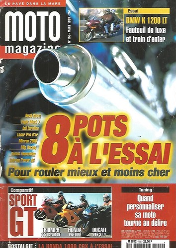 Moto magazine 155 bmw - moto, n°155