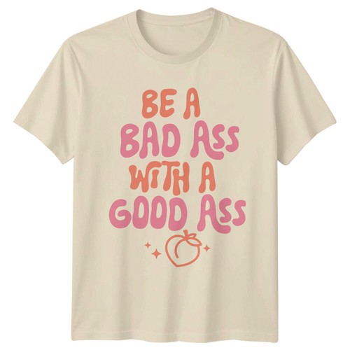 Shirt graphique bad ass - t-shirt, be