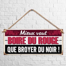Plaque murale humour, déco