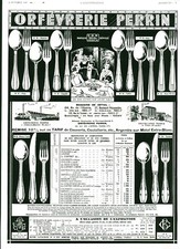 Publicité ancienne orfèvrerie Perrin 1937 issue de magazine