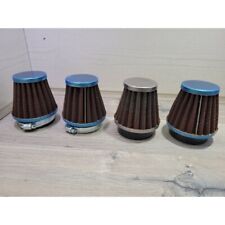 4 Filtres Air Conique pour Moto ou Autre / Diametre 52 mm - Chrome - Petit Prix