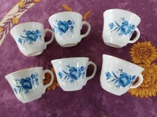 6 Tasses anciennes Faience de