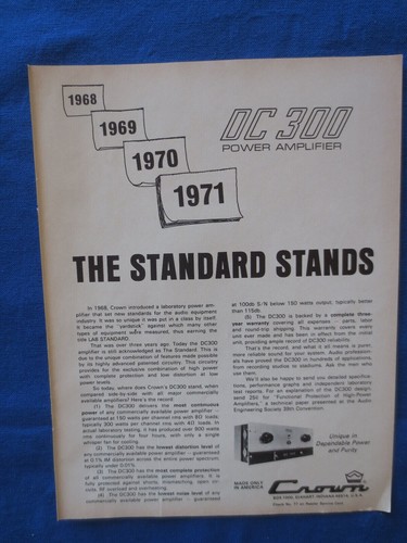 Crown dc300 69 - ", 68,