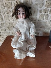 TRES GRANDE POUPEE ANCIENNE TETE PORCELAINE NO 502 9 - TAILLE 60 CM