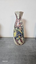 Vase céramique signé J