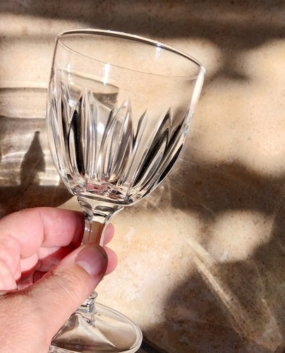 Verres pied cristal - a,