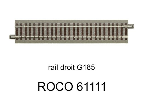Roco rail droit g185 - roco, 185