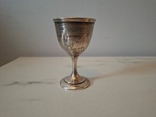 Ancien coquetier en argent massif poinçon Minerve 1er titre