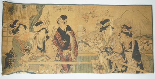 Ancienne estampe japonaise sur
