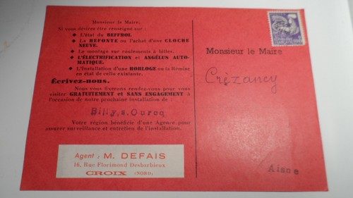 Carte publicitaire bodet - publicitaire,