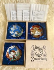 Lot de 3 assiettes à fèves