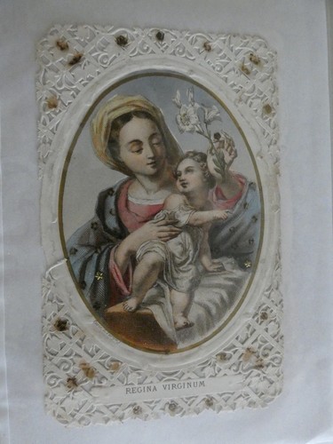 Image pieuse canivet dentelle