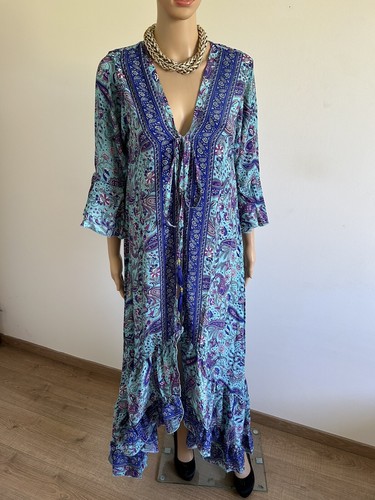 Kimono imprimé neuf soie - kimono,