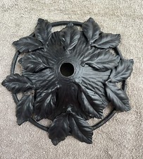 Cache Bélières Fer Forgé Pour Lustre Art Déco. Diamètre 21 Cm