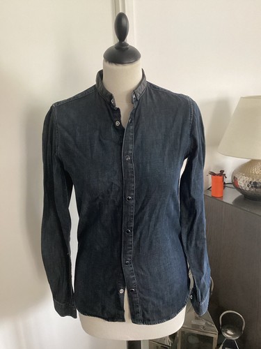 Chemise jean col - chemise, noir