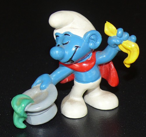 Figurine schtroumpf magicien - schtroumpf,