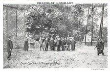 Publicité - n°88855 - Chocolat Lombart - Les Sports - Tir au Pistolet