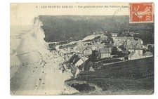 CPA LES PETITES-DALLES - Vue générale prise des Falaises d'aval