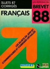 Français brevet 88 - Michel Pougeoise - V269836
