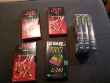 Neuf New -Lot 7 cassettes VHS