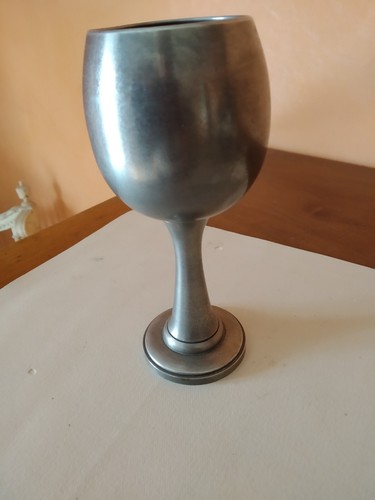 Verre pied étain des - pied,