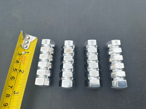 Chrome bicycle axle - chrome,