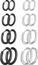 Lot de 8 Boucles d'Oreilles