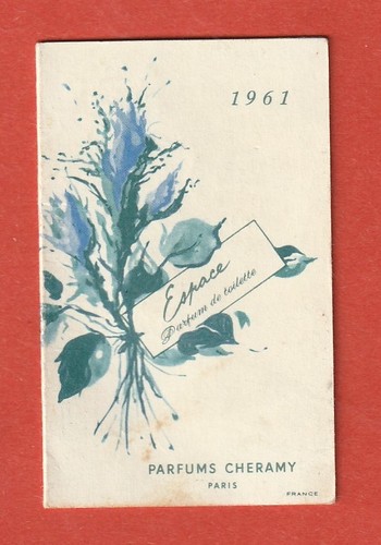 Carte parfumee calendrier - -,