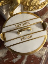 Beurrier En Porcelaine De