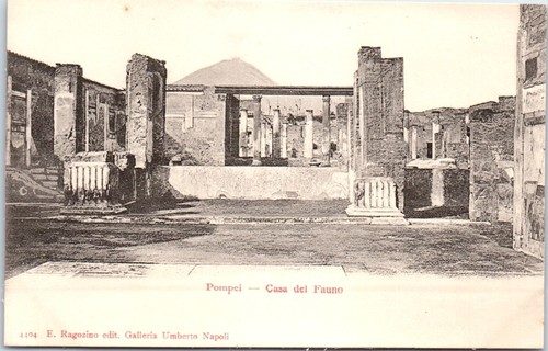 Italie pompei carte postale - italie,