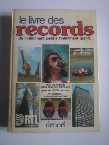 Livre des records - livre, rtl