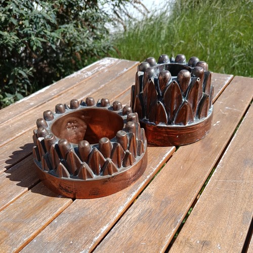 Lot anciens moules cuivre - lot,