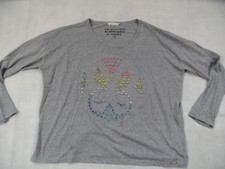Chemise à manches longues BARBARA BECKER cool découpes colorées gris taille 42 TOP SJ518