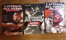 Mangas L'attaque des Titans, AOT Inside Et AOT Before The Fall.