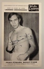 RARE PHOTO PROMO NOUVELLES GALERIES SIGNEE JEAN CLAUDE BOUTTIER CHAMPION 